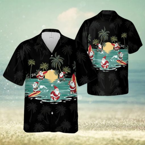 Santa Claus Hawaiian Shirt Christmas Aloha Hawaiian Shirt