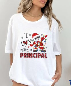 Santa Claus I love being a Principal Christmas 2023 t shirt