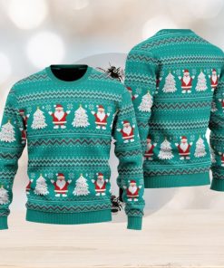 Santa Claus Joyful Holiday 3D Ugly Christmas Sweater Gift For Family Christmas Gift