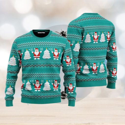 Santa Claus Joyful Holiday Ugly Christmas Sweater, Best Gift For Christmas