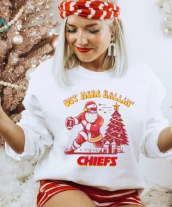 Santa Claus Out Here Balling Chief Shirt