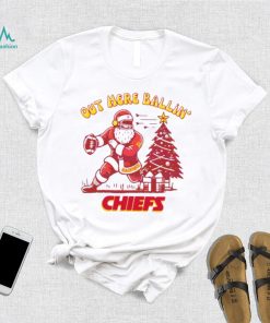 Santa Claus Out Here Balling Chief Shirt
