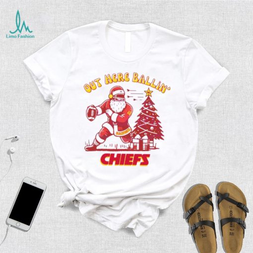 Santa Claus Out Here Balling Chief Shirt