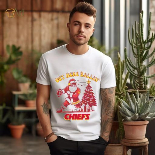 Santa Claus Out Here Balling Chief Shirt