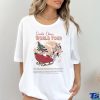 Santa Claus world tour Christmas tree shirt