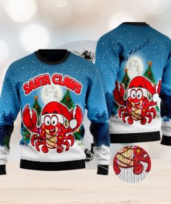 Santa Claws Crabs Ugly Christmas Sweater