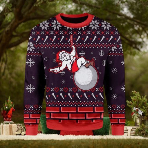 Santa Cyrus Ugly Christmas Sweater