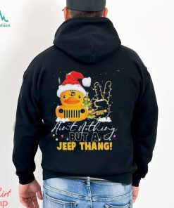 Santa Duck Ain’t Nothin But A Jeep Thang Christmas Shirt