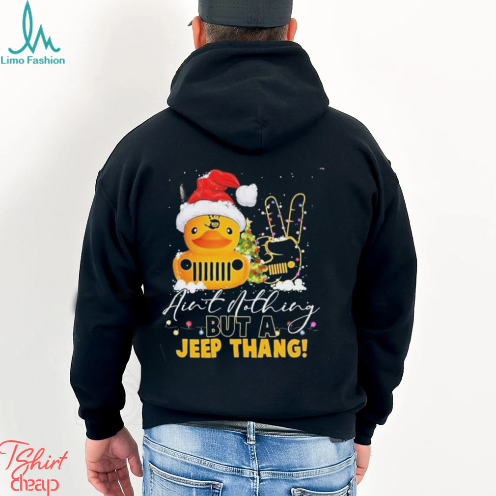 Santa Duck Ain’t Nothin But A Jeep Thang Christmas Shirt Santa Duck Ain’t Nothin But A Jeep Thang Christmas Shirt