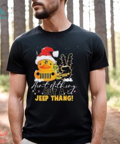 Santa Duck Ain’t Nothin But A Jeep Thang Christmas Shirt