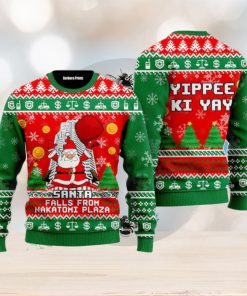 Santa Falls From Nakatomi Plaza Ugly Christmas Sweater, Gift For Christmas