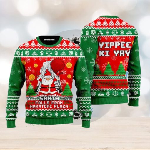 Santa Falls From Nakatomi Plaza Ugly Christmas Sweater, Gift For Christmas