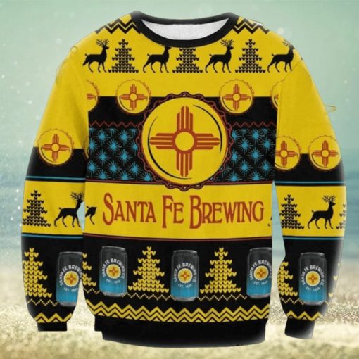 Santa Fe Brewing Ugly Christmas Sweater, Gift for Christmas Holiday