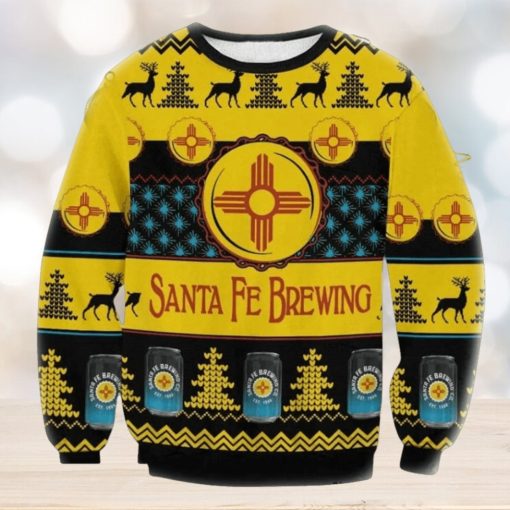 Santa Fe Brewing Ugly Christmas Sweater, Gift for Christmas Holiday