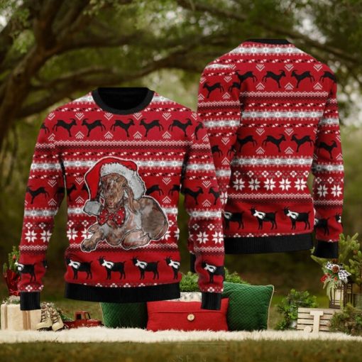 Santa Goat Ugly Christmas Sweater Funny Gift For Men And Women Family Holidays