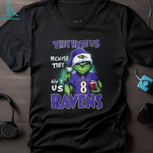 Santa Grich They Hate Us Because They Ain’t Us Ravens 83 Ravens Shirt