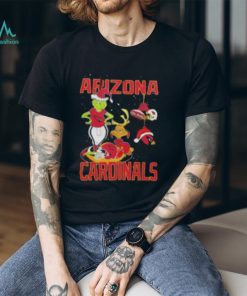 Santa Grinch And Dog Arizona Cardinals Christmas Shirt