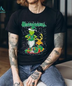 Santa Grinch And Dog Miami Hurricanes Helmet Merry Christmas tshirt