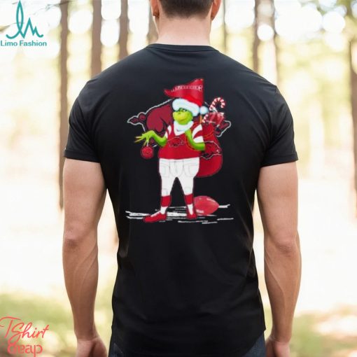 Santa Grinch Arkansas Razorbacks Gift Christmas Shirt