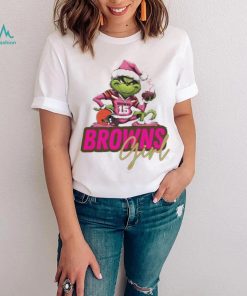 Santa Grinch Brown Girl Merry Christmas 2023 Shirt