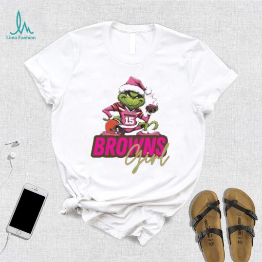 Santa Grinch Brown Girl Merry Christmas 2023 Shirt