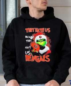 Santa Grinch Christmas They Hate Us Because Ain’t Us Cincinnati Bengals T shirt