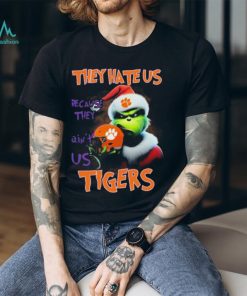 Santa Grinch Christmas They Hate Us Because Ain’t Us Clemson Tigers Shirt