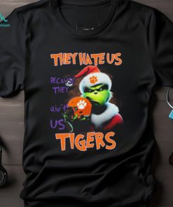 Santa Grinch Christmas They Hate Us Because Ain’t Us Clemson Tigers Shirt