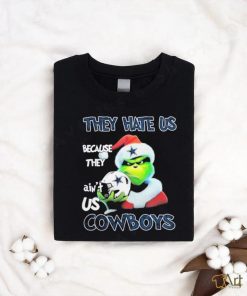 Santa Grinch Christmas They Hate Us Because Ain’t Us Dallas Cowboys T shirt