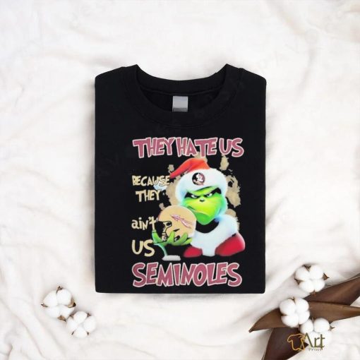 Santa Grinch Christmas They Hate Us Because Ain’t Us Florida State Seminoles T shirt