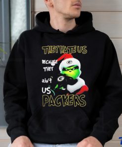 Santa Grinch Christmas They Hate Us Because Ain’t Us Green Bay Packers T shirt