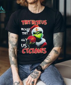 Santa Grinch Christmas They Hate Us Because Ain’t Us Iowa State Cyclones Shirt