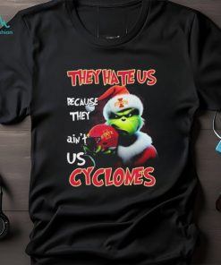 Santa Grinch Christmas They Hate Us Because Ain’t Us Iowa State Cyclones Shirt