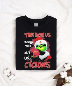 Santa Grinch Christmas They Hate Us Because Ain’t Us Iowa State Cyclones T shirt