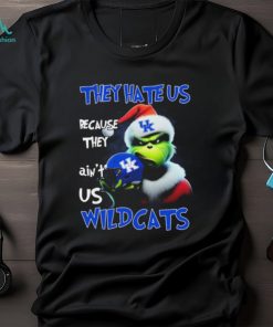 Santa Grinch Christmas They Hate Us Because Ain’t Us Kentucky Wildcats Shirt