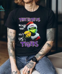 Santa Grinch Christmas They Hate Us Because Ain’t Us LSU Tigers Shirt