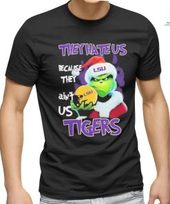 Santa Grinch Christmas They Hate Us Because Ain’t Us Lsu Tigers T shirt