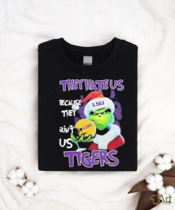 Santa Grinch Christmas They Hate Us Because Ain’t Us Lsu Tigers T shirt