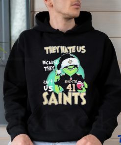 Santa Grinch Christmas They Hate Us Because Ain’t Us New Orleans Saints T shirt