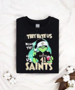 Santa Grinch Christmas They Hate Us Because Ain’t Us New Orleans Saints T shirt