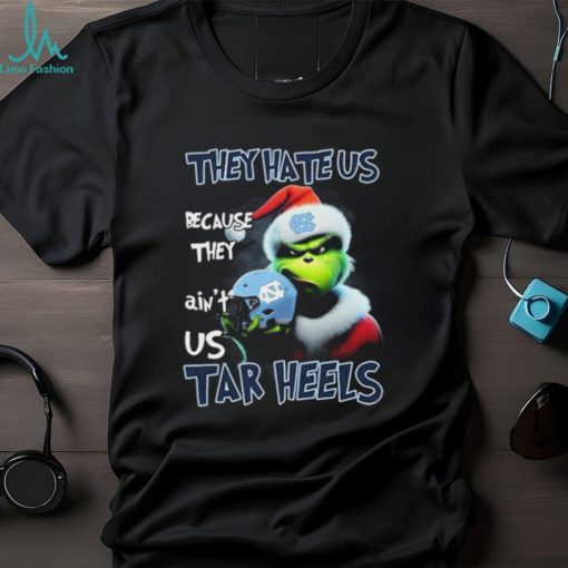 Santa Grinch Christmas They Hate Us Because Ain’t Us North Carolina Tar Heels Shirt