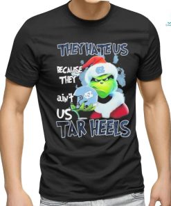 Santa Grinch Christmas They Hate Us Because Ain’t Us North Carolina Tar Heels T shirt