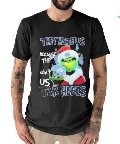 Santa Grinch Christmas They Hate Us Because Ain’t Us North Carolina Tar Heels T shirt