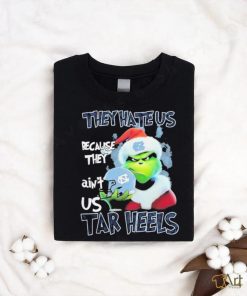 Santa Grinch Christmas They Hate Us Because Ain’t Us North Carolina Tar Heels T shirt