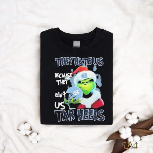 Santa Grinch Christmas They Hate Us Because Ain’t Us North Carolina Tar Heels T shirt