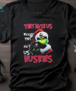 Santa Grinch Christmas They Hate Us Because Ain’t Us Northern Illinois Huskies Shirt