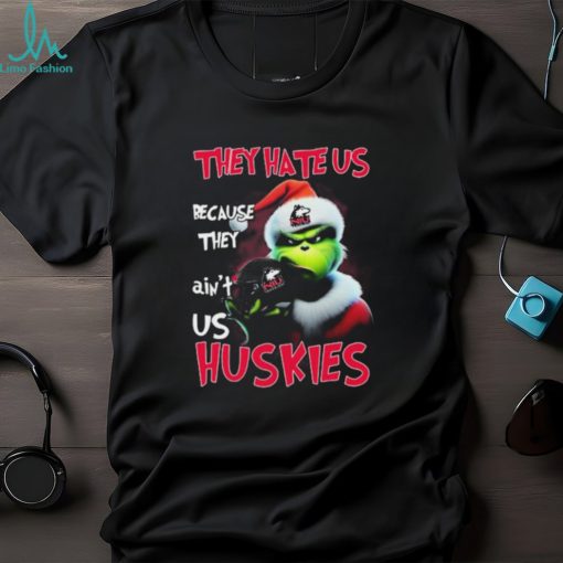 Santa Grinch Christmas They Hate Us Because Ain’t Us Northern Illinois Huskies Shirt