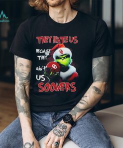 Santa Grinch Christmas They Hate Us Because Ain’t Us Oklahoma Sooners Shirt