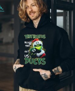 Santa Grinch Christmas They Hate Us Because Ain’t Us Oregon Ducks Shirt