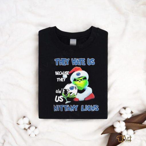 Santa Grinch Christmas They Hate Us Because Ain’t Us Penn State Nittany Lions T shirt